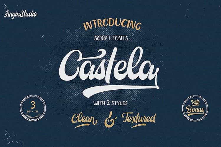 Castela Script Demo Font Image 1
