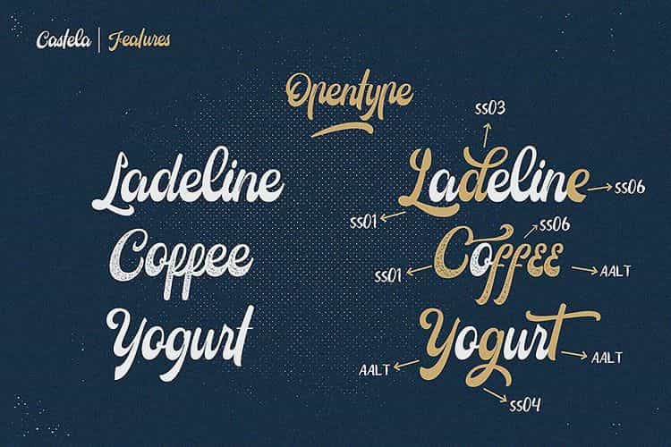 Castela Script Demo Font Image 2
