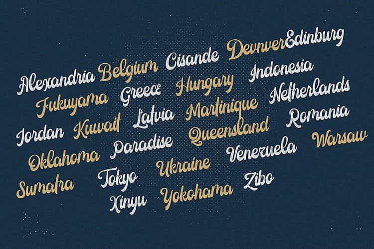 Castela Script Demo Font Image 3