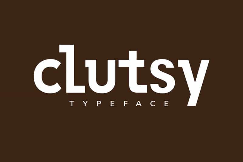 Clutsy Display Font Image 1