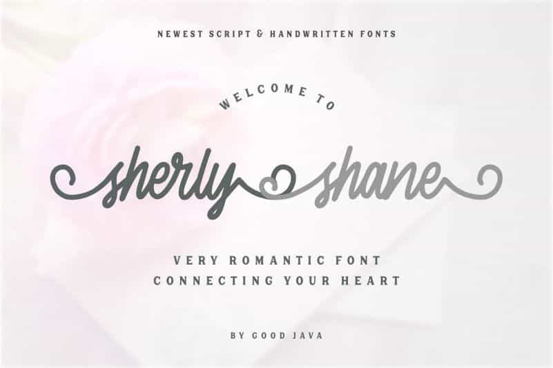 Sherly Shane Script Font Image 1