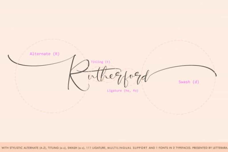 Santeria Calligraphy Font Image 3