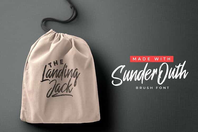 Sunder Outh Brush Font Image 2