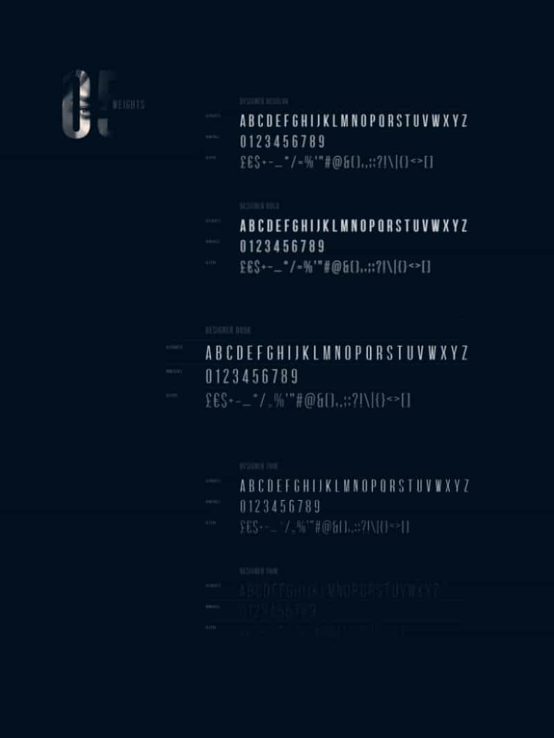 Designer Font Family Image 2