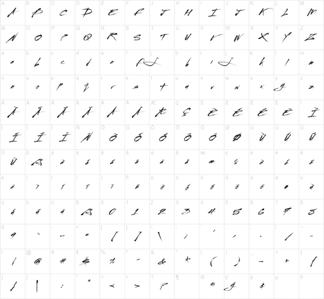 Streetbrush Brush Font Image 2