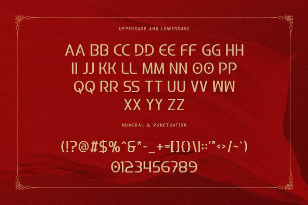 Couplin Font Image 195