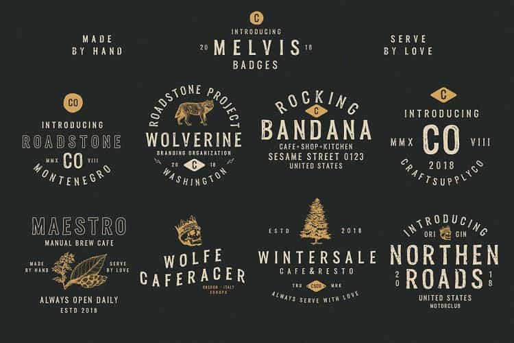 Melvis Vintage Font Family Image 2