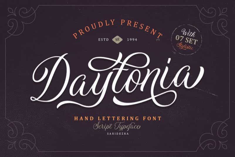 Daytonia Script Font Image 1