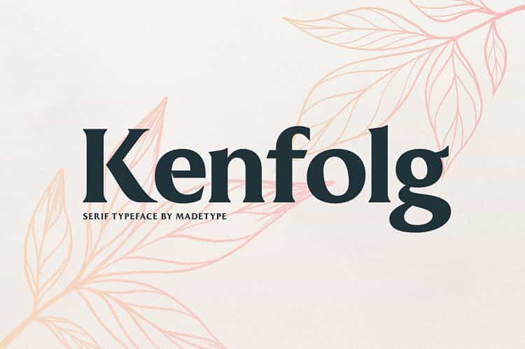 MADE Kenfolg Serif Font Image 1