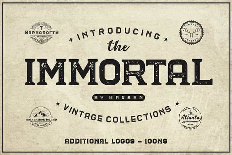 The Immortal Vintage Font Image 1