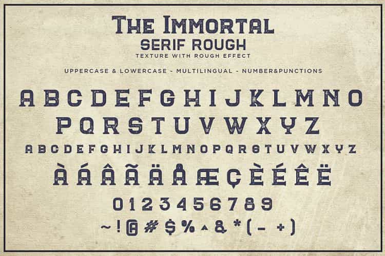 The Immortal Vintage Font Image 2