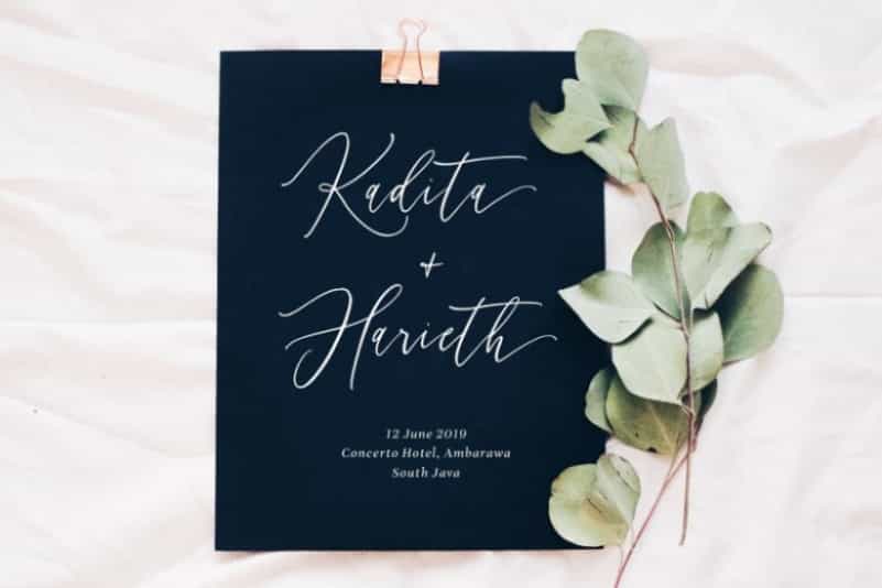 Handita Calligraphy Font Image 2