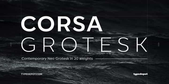 Corsa Grotesk Font Family Image 1