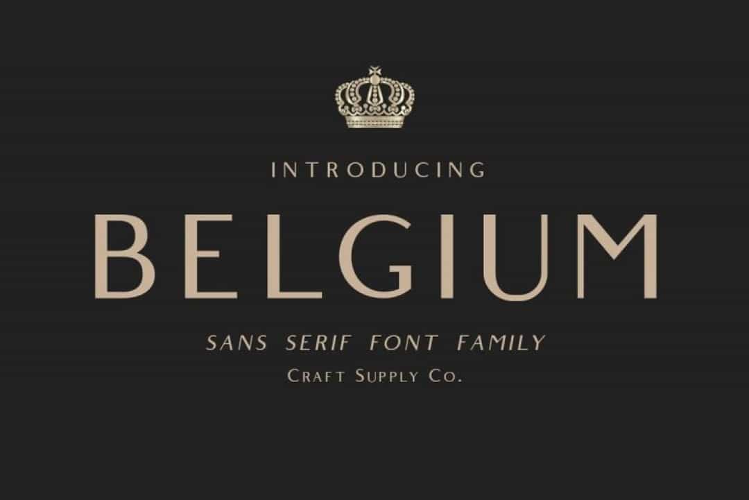 Belgium Font Family Image 1