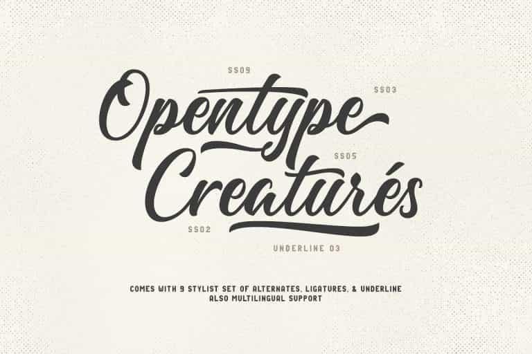 Majestika Brush Script Font Image 2