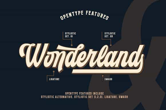 Monthelo Vintage Font Image 3