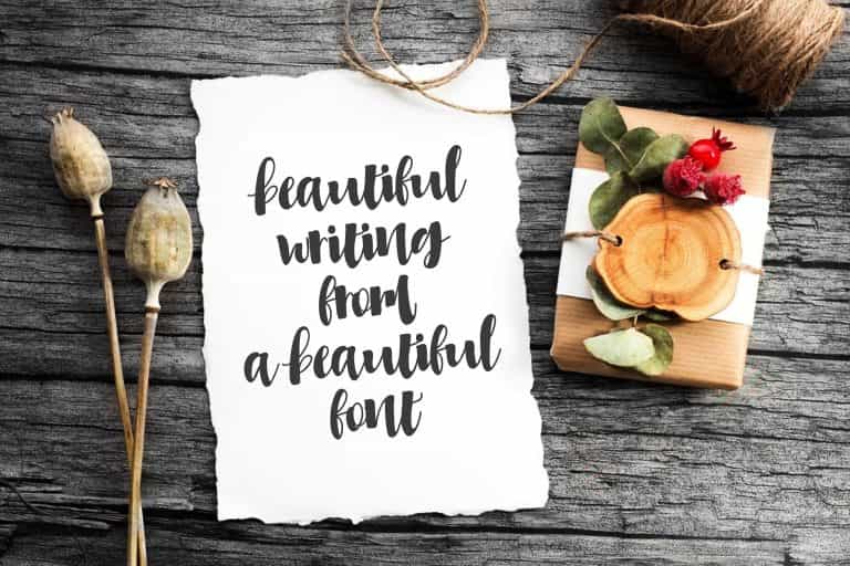 Millicious Brush Font Image 2