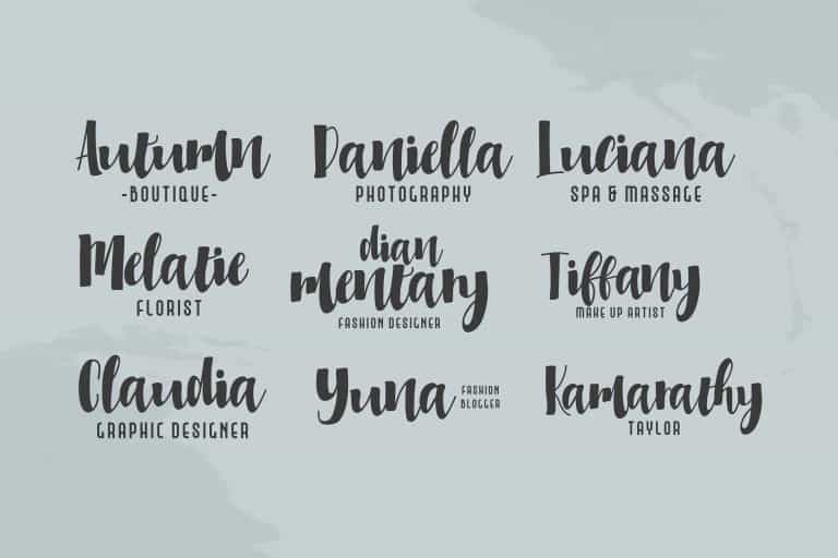 Millicious Brush Font Image 3