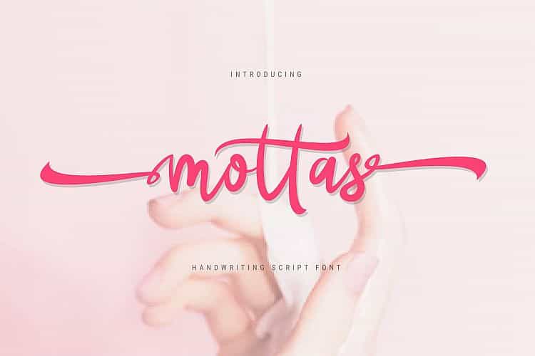 Mottas Script Font Image 1