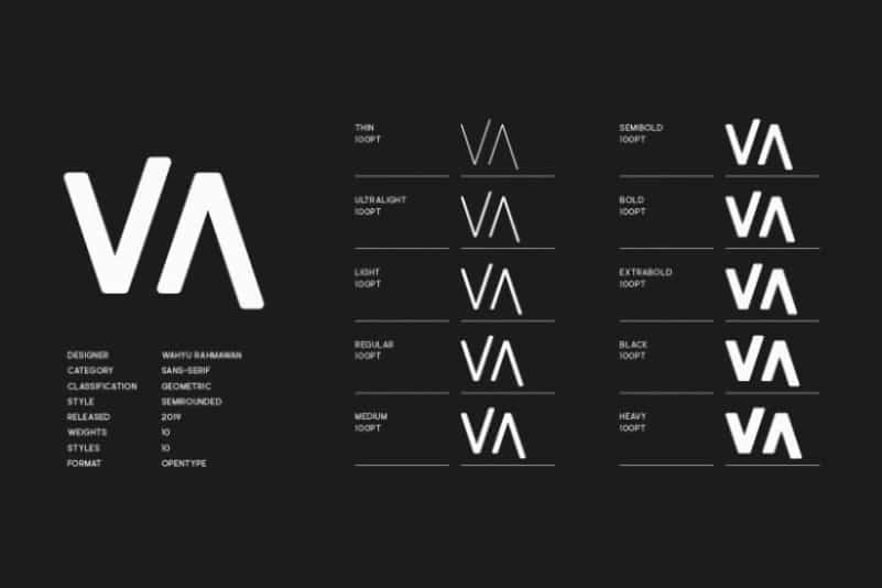 Leo Semi Rounded Pro Font Image 2