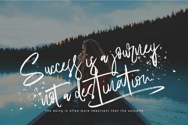 Fantastico Handbrush Font Image 2