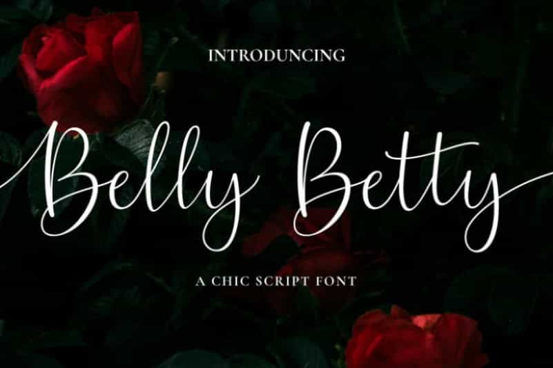 Belly Betty Script Font Image 1