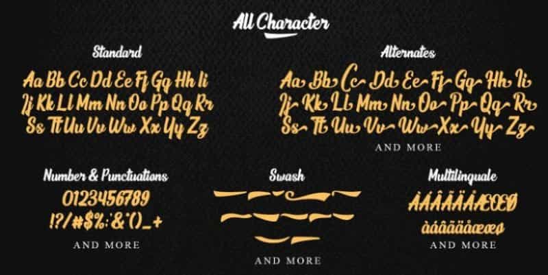 Phamelo Script Font Image 3