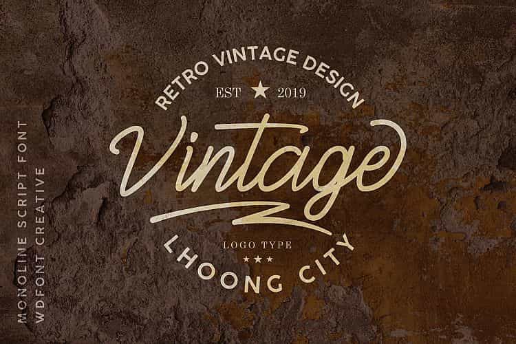 Gittelsy Monoline Script Font Image 3