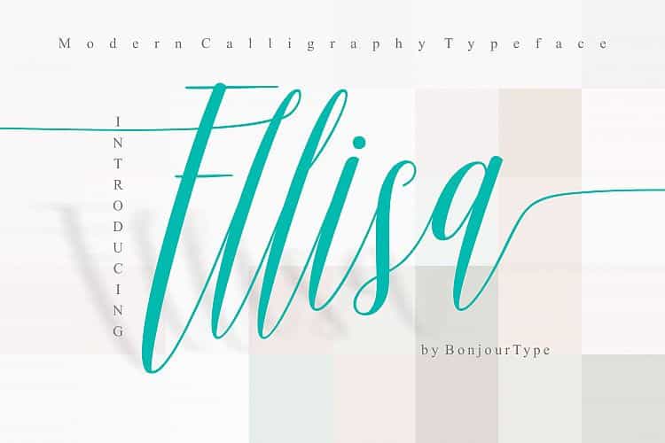 Ellisa Script Font Image 1