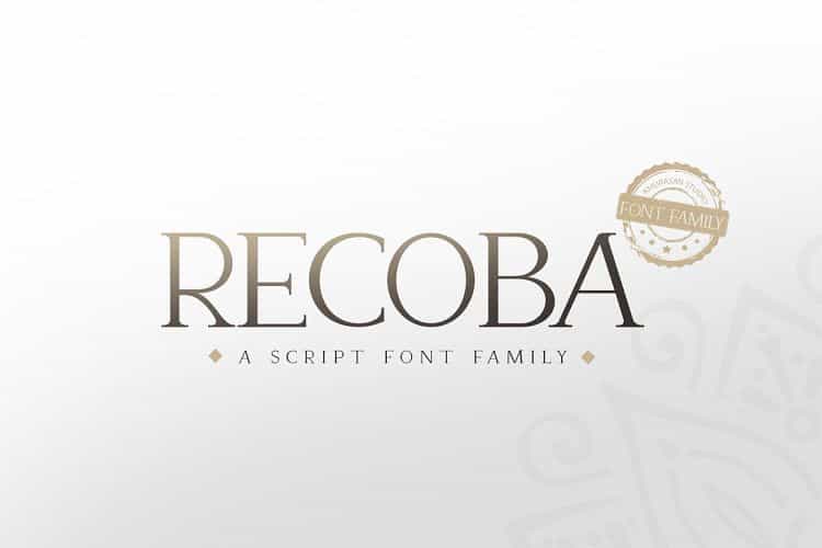 Recoba Font Family Image 1