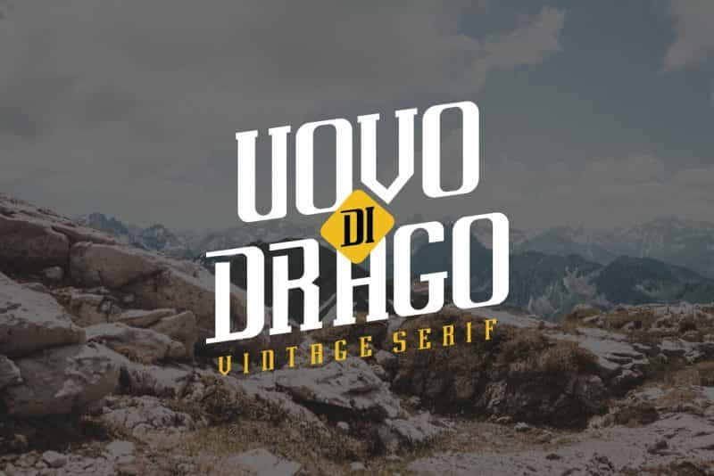 Uovo Di Drago Typeface Image 1