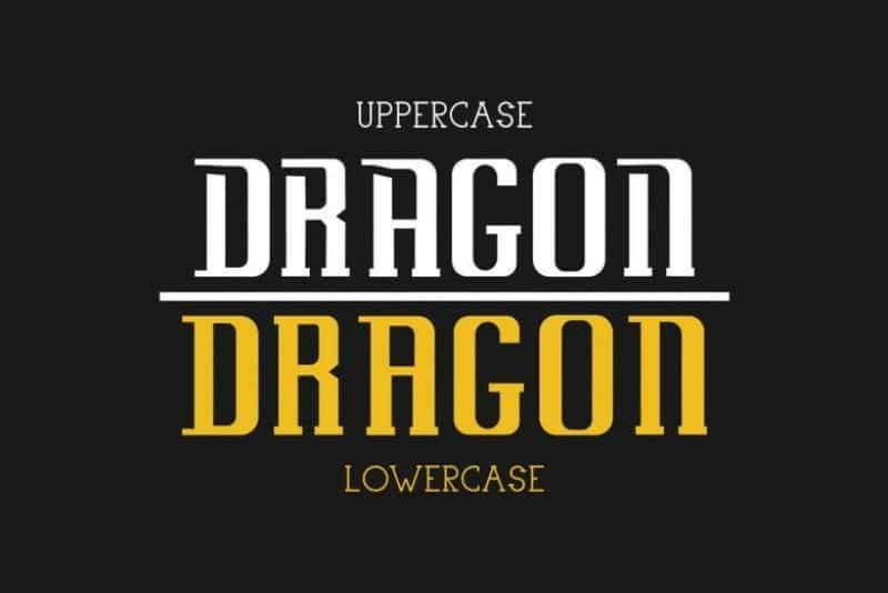 Uovo Di Drago Typeface Image 2