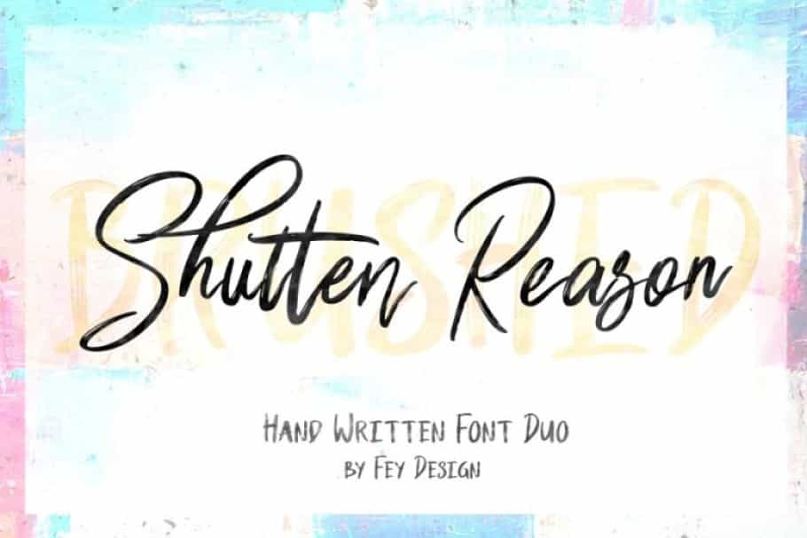 Shutten Reason Font Duo Image 1