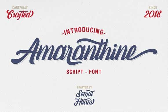 Amaranthine Script Font Image 1