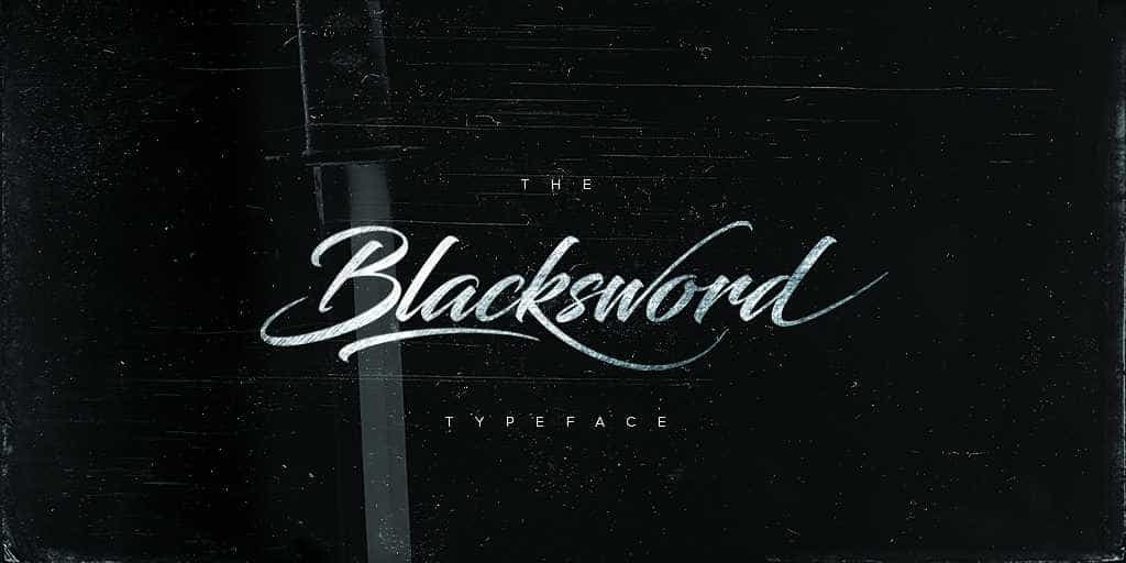 Blacksword Font Free Image 1