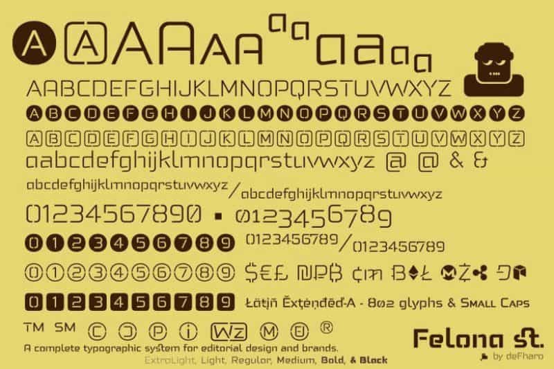 Felona st. Neo Stencil fonts Image 2