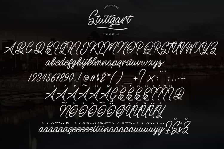 Stuttgart Handwritten Font Image 3