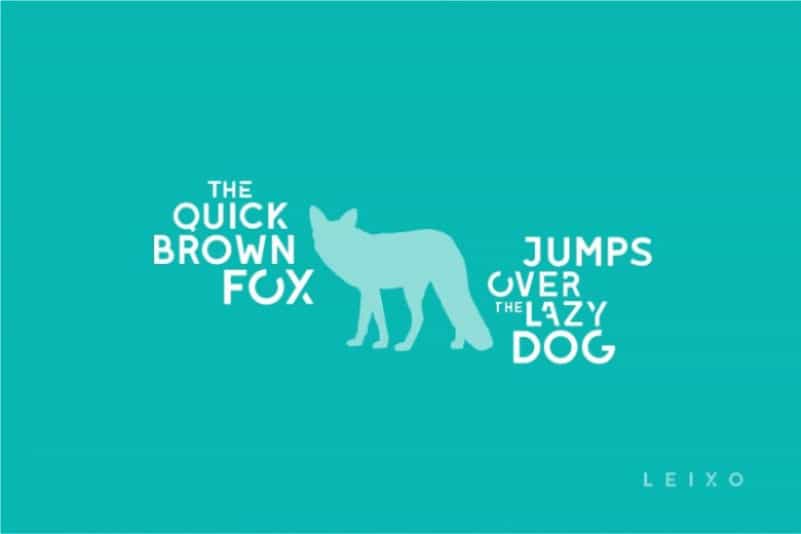 Leixo Stencil Typeface Image 2