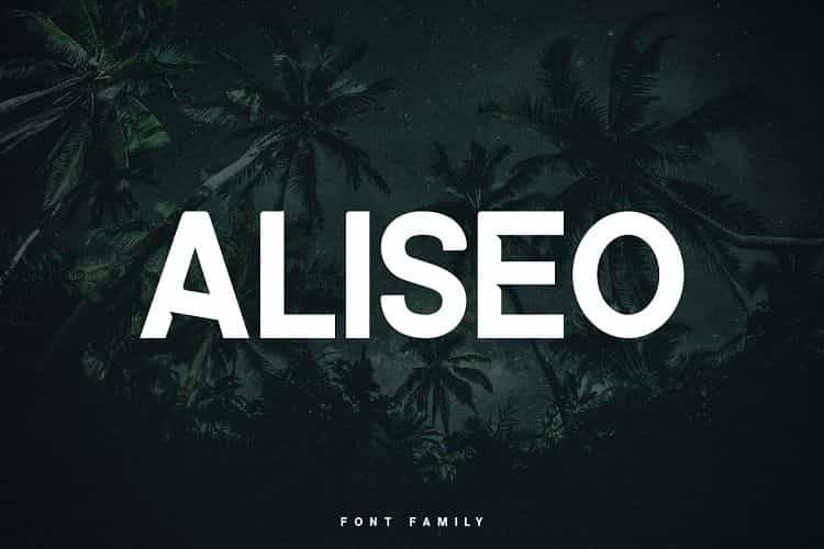 Aliseo Font Family Image 1
