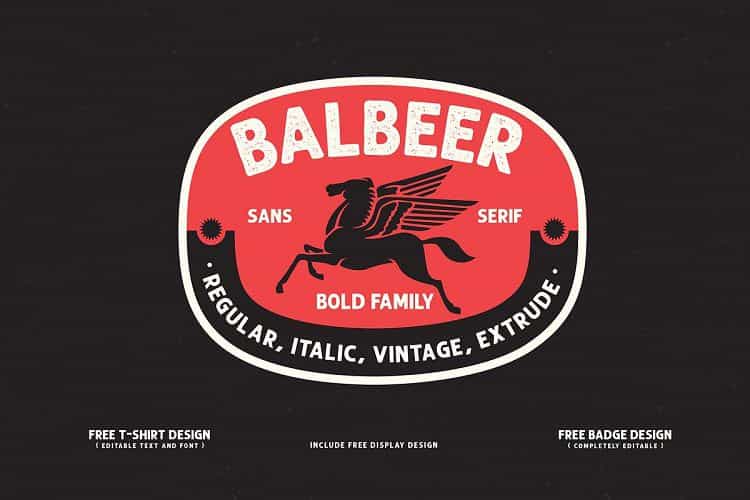 Balbeer Font Family Image 1
