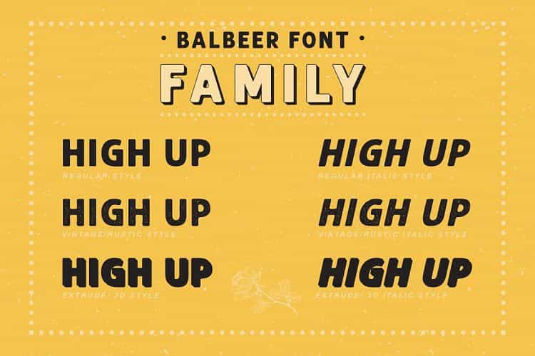 Balbeer Font Family Image 2