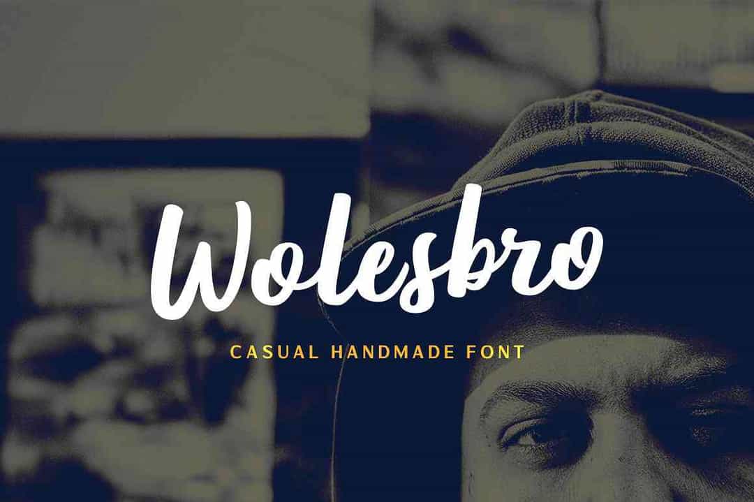Wolesbro Brush Font Image 1