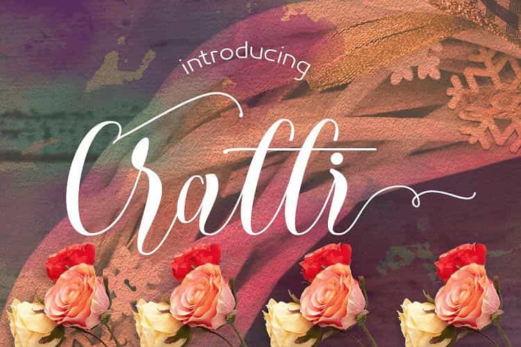 Cratti Script Font Image 1