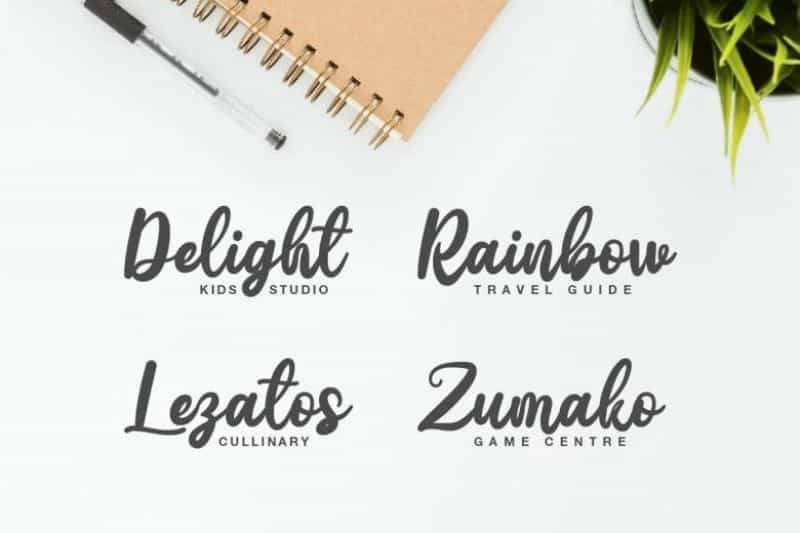 Gattely Script Font Image 2