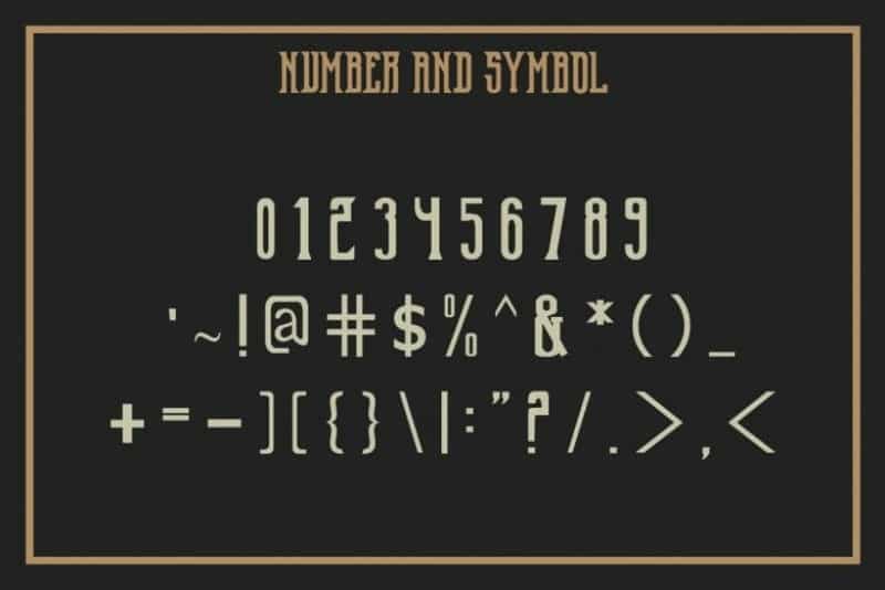 Old Excalibur Typeface Image 4