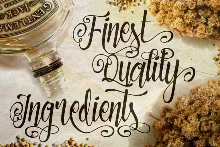 Patronia Calligraphy Font Image 2