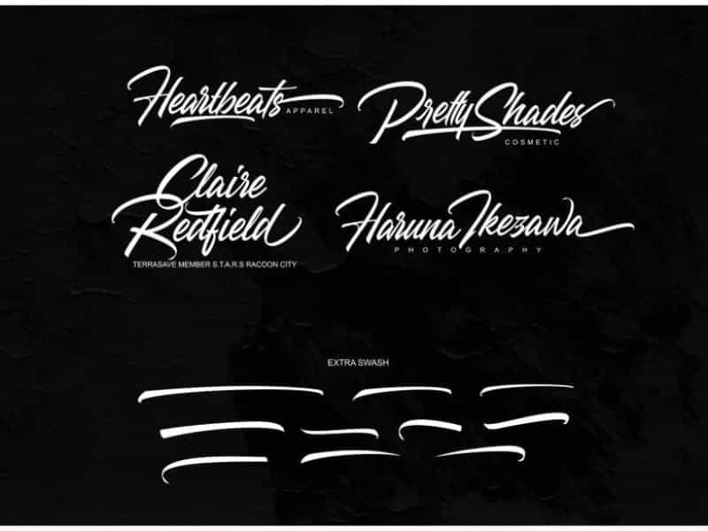 Qyara Calligraphy Font Image 3