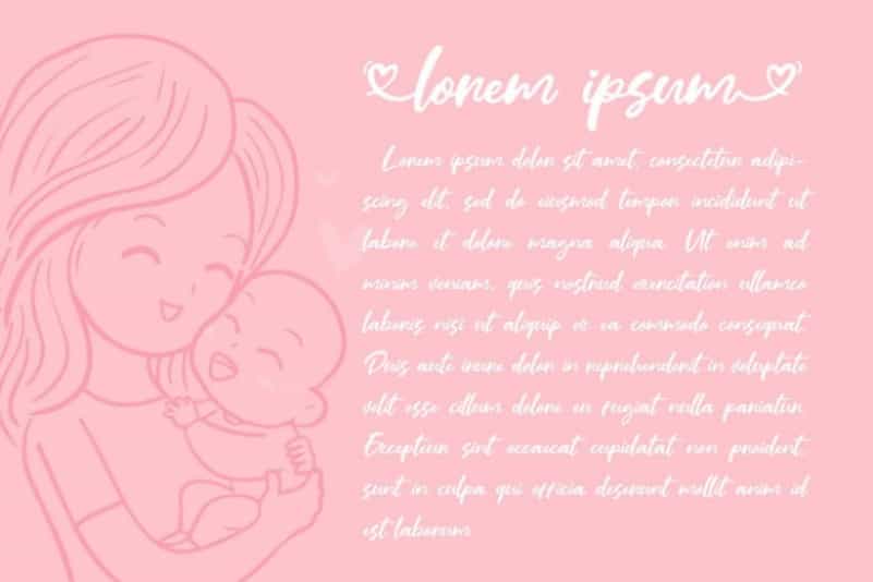 Mother Day Script Font Image 2
