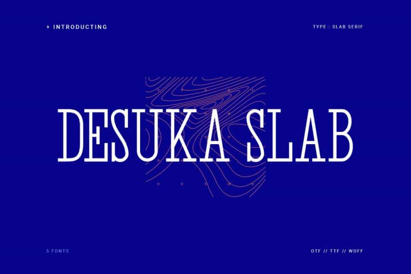 Desuka Slab Font Image 1