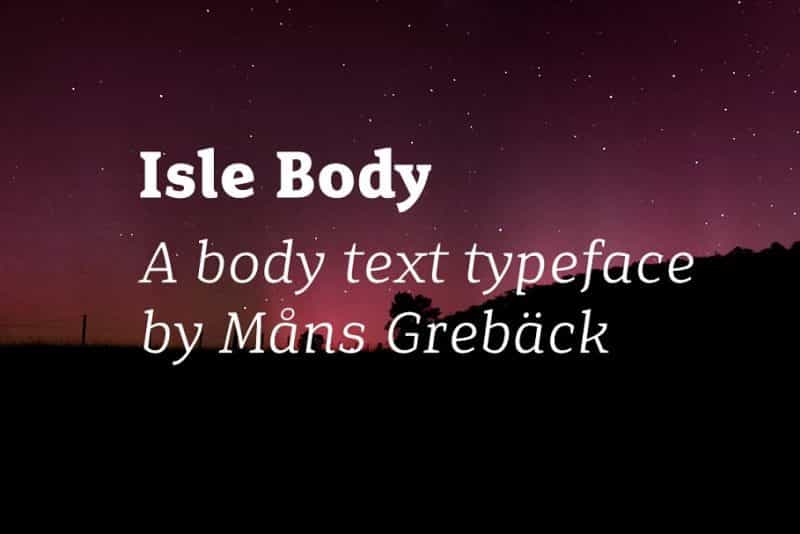 Isle Body Font Family Image 1